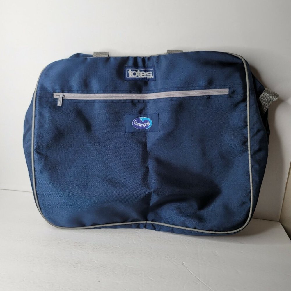 Vintage TOTES Ocean Spray Travel Tote Bag 18 x 15.5 x 7.25 Handle Shoulder Strap